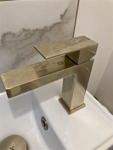 Brushed Brass Watermarks : r/CleaningTips