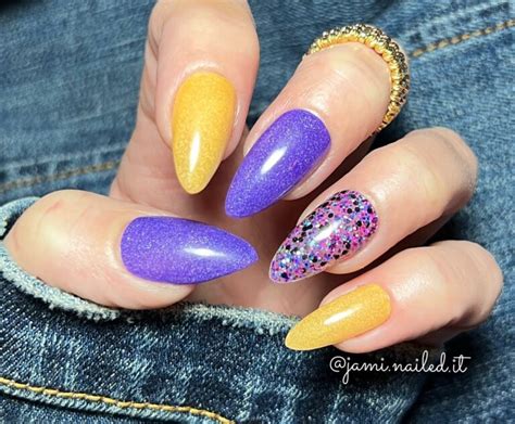 Purple and Yellow Nail Designs: 40+ Designs to Try this Month - Nail ...