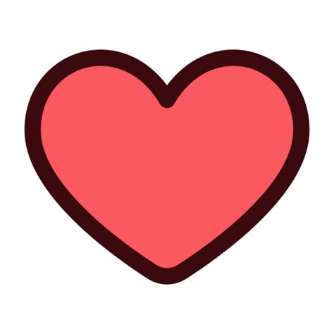 Heart Generic Outline Color icon