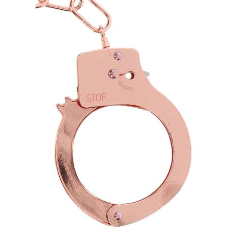 Наручники металлические Metal Handcuffs Rose Gold - TONGA