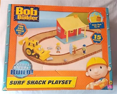 BOB THE BUILDER Surf Shack Playset includes Scoop,Bob,Wendy and BradRad ...