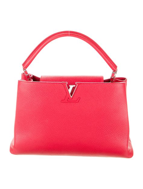 louis vuitton capucines mm  sale authenticated resale  realreal