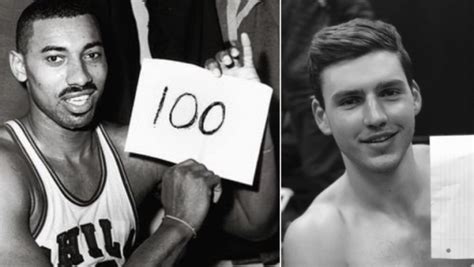 Northwestern basketball player recreates iconic Wilt Chamberlain 100 ...