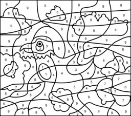 Bird Coloring Page. Printables. Apps for Kids.