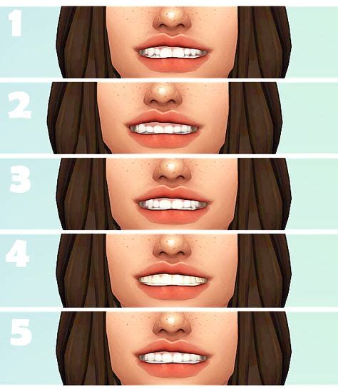 16 Sims 4 cc teeth ideas | sims 4, sims 4 cc, sims