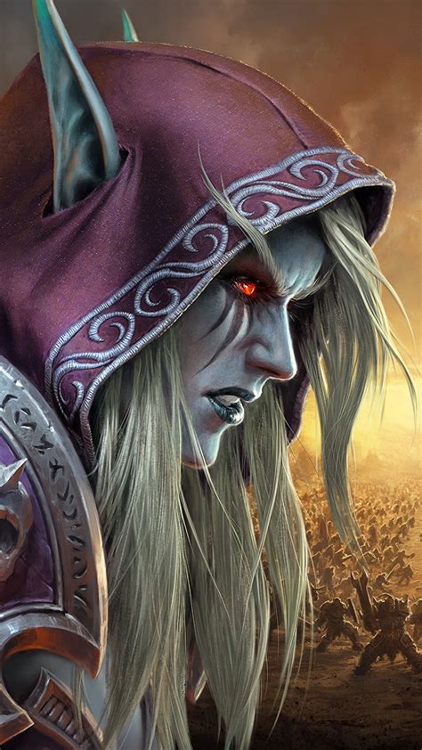 Anduin Wrynn, Sylvanas Windrunner, WoW, 4k HD Phone Wallpaper | Rare