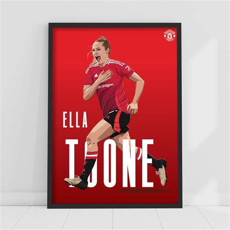 Manchester United FC Print - Ella Toone 24/25 Illustration Player Post