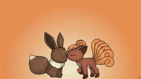 Eevee and Vulpix by CWE99999999000 on DeviantArt