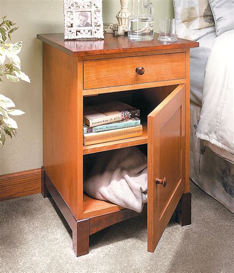 nightstand wood project plans image
