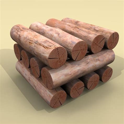 wood stack home decor