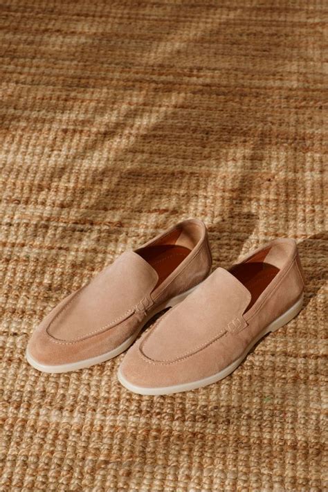 Туфли мужские бежевые замшевые лоферы (summer walk loafers) - купить по ...