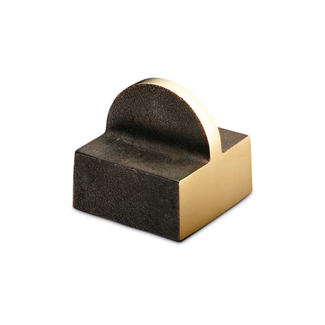 S/N - Brass Paper Weight, Black | Gessato Design Store