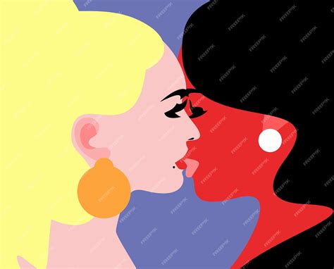 Pareja lesbiana siendo amorosa y feliz. dos chicas gays besándose