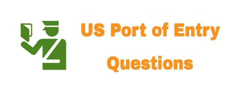 25 US Port of Entry Questions? Interview by CBP Officer [2024]