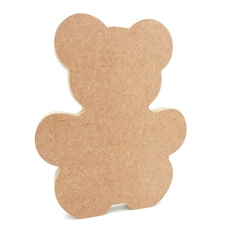 freestanding bear shape craft shapes direct