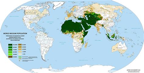 Islamic world, countries with a traditional Islamic population ...