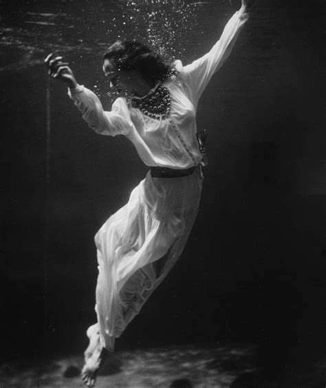 Vintage fashion photo underwater photography art antique photograph ...