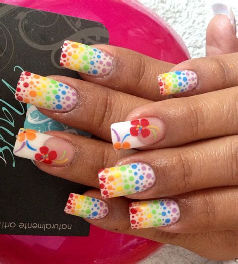 19 Amazing Rainbow Nail Art Designs - Pretty Designs