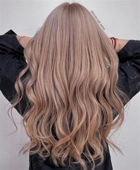 milk tea hair colour ideas styles champagne milk tea beige