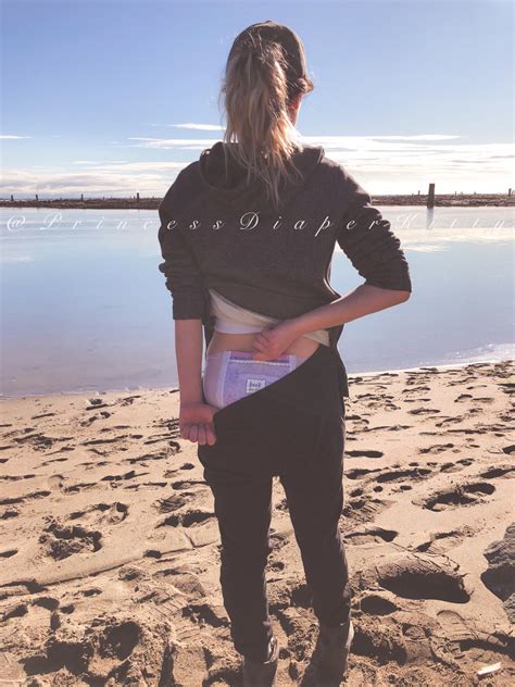 Just for me — princessdiaperkitty: Diapers at the beach, my...