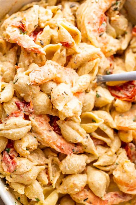 Baked Cream Cheese Pasta with Shrimp | Easy Weeknight Recipes