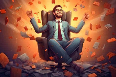 Premium AI Image | Funny illustration or meme related to marketing