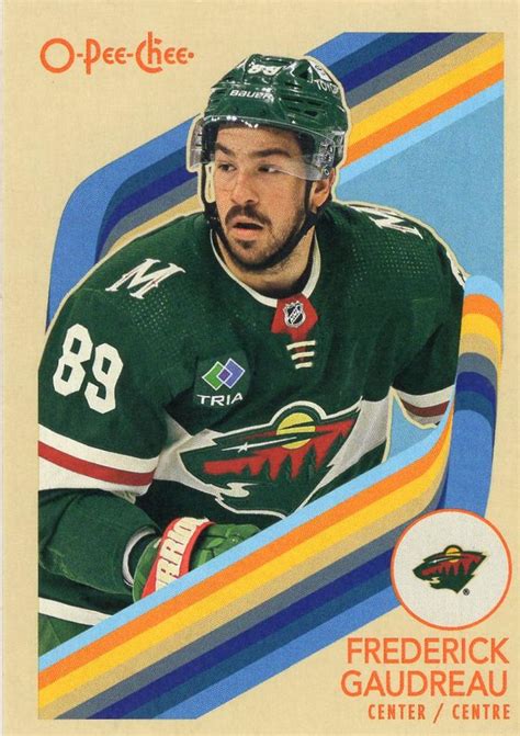 pee chee retro  frederick gaudreau trading card
