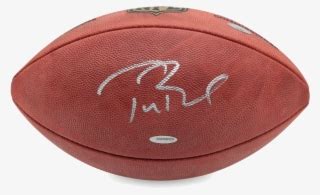 Tom Brady Autograph Football - Free Transparent PNG Download - PNGkey