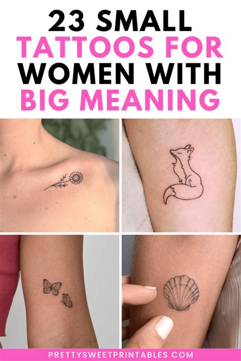 23 Small Tattoos for Women That Are Meaningful and Stylish | Pretty ...