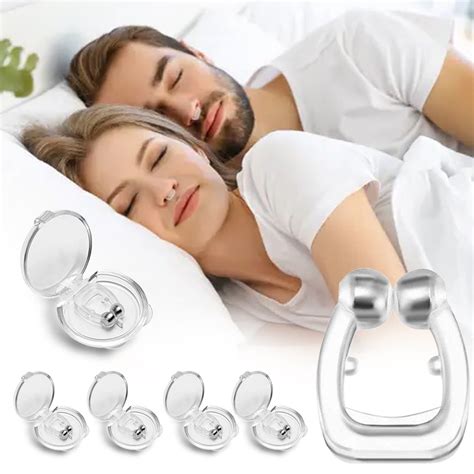 BreaDeep Anti Snoring Devices - Silicone Magnetic Anti Snoring Nose