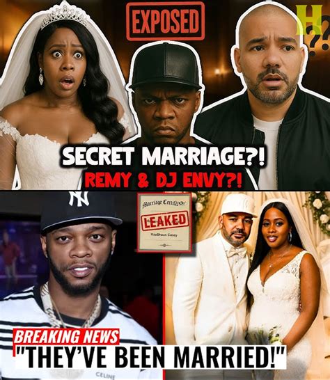 Hip - Remy Ma’s SECRET Husband Revealed — She’s Been Married to DJ Envy