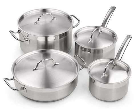 Cooks Standard 02659 Professional Stainless Steel Cookware set 8 PC ...