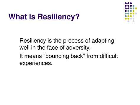 resiliency powerpoint    id
