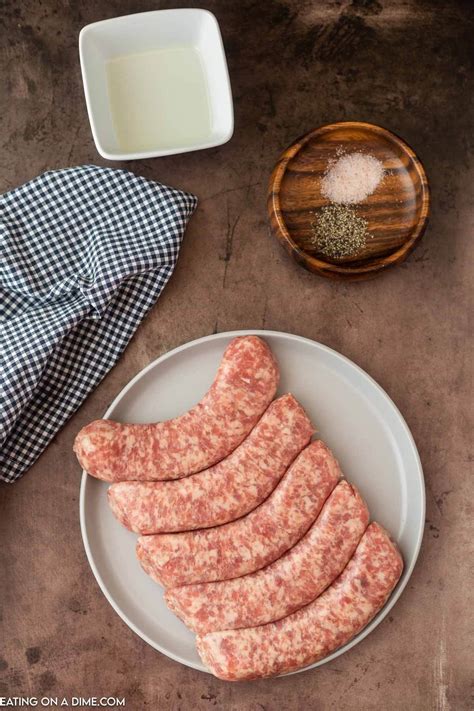 How to Cook Bratwurst on a Stove - Eating on a Dime