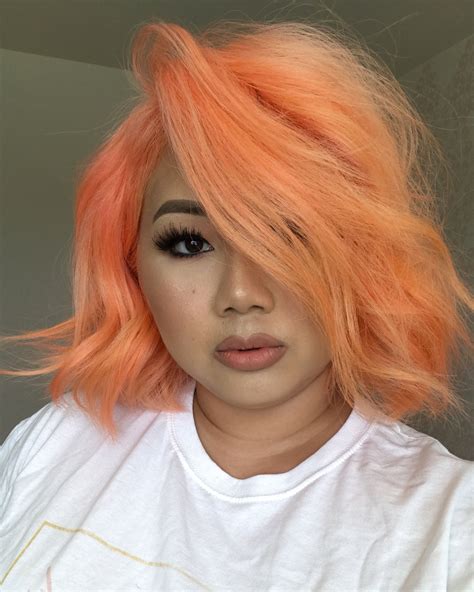 20 Stunning Peach Hair Color Trends for All Skin Tones 44