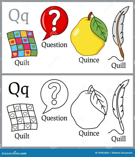 Letter Q Clipart Black And White