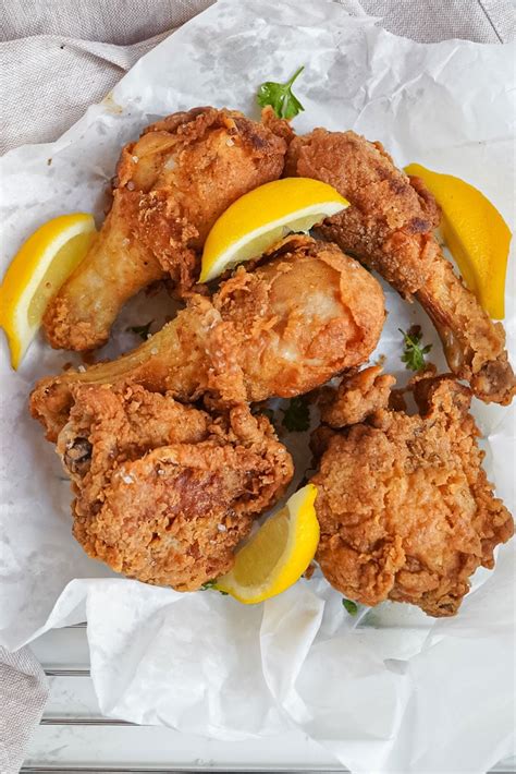 Fried Chicken Thighs Without Buttermilk at Indiana Brownless blog