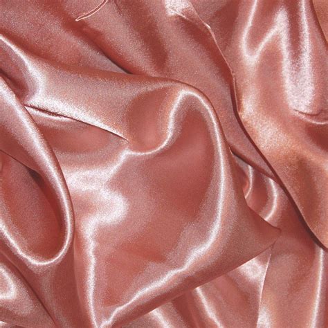 Silky Polyester Satin Dusky Pink - Fabric Direct Online