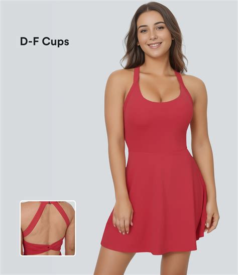 Women’s Flare Mini Dance Active Dress D-F Cups - Halara