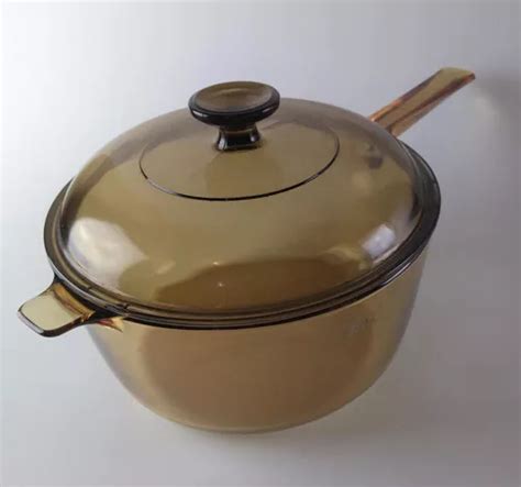 Panela De Vidro Antiga - Antiga Panela De Vidro Vision 2,5l Com Tampa 8300 Rrdeco | MercadoLivre