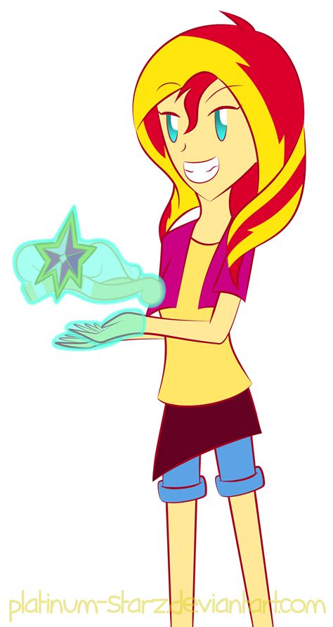 #498862 - safe, artist:platinum-starz, sunset shimmer, equestria girls