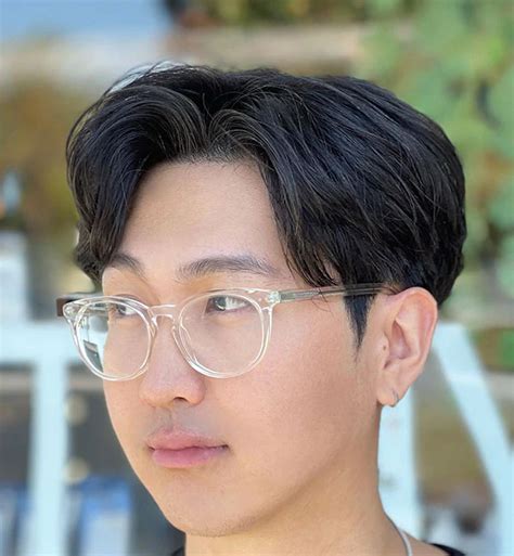 block haircut men modern trendy korean style