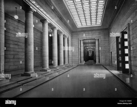 The interior of the Reich Chancellery, 1939 Stock Photo, Royalty Free ...