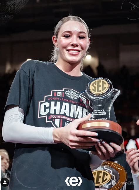 Women's Hoops - WATCH: Chloe Kitts named SEC tournament MVP after South