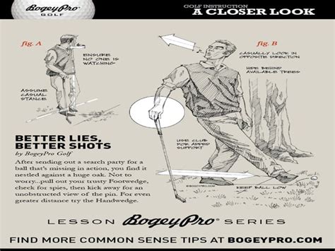 Tips From Bogeypro Golf: Better Lies, Better Shots | Golf Digest