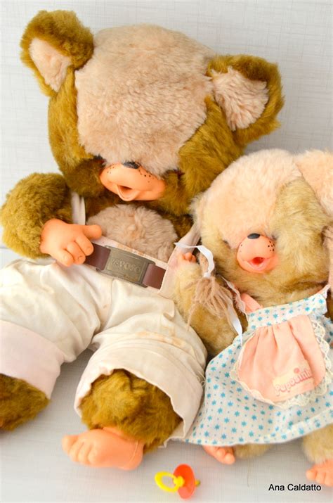 Peposo Ursinho - Ana Caldatto : Brinquedo anos 80 Pelúcia Família Ursinho Peposo