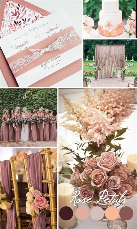 5 Dusty Rose Wedding Color Ideas For Most Romantic Wedding | Rose ...