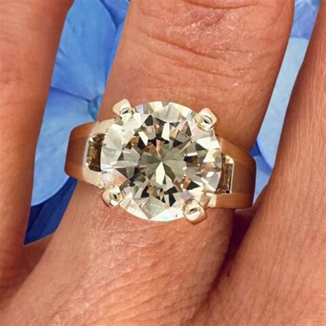 4 Carat Total Natural Diamond Engagement Ring ⋆ Diamond Exchange Houston