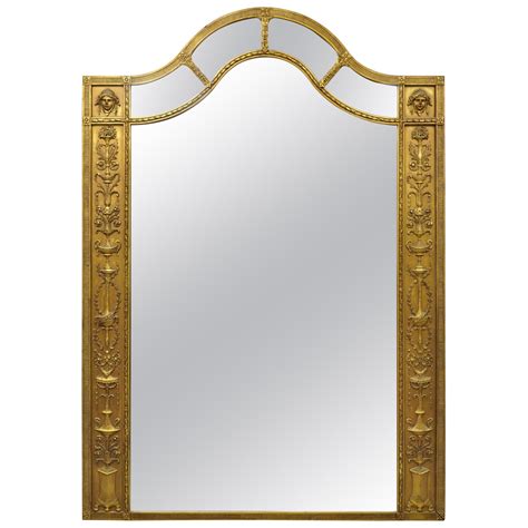 Large Floor Standing Gold Mirror at Bridget Powers blog