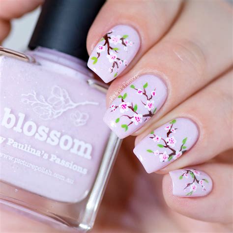 Cherry Blossom Nail Art Tutorial...